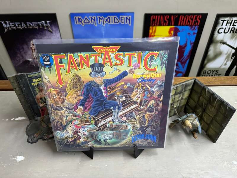Elton John -  Captain Fantastic and the Brown Dirt Cowboy vinyl record ( NM )