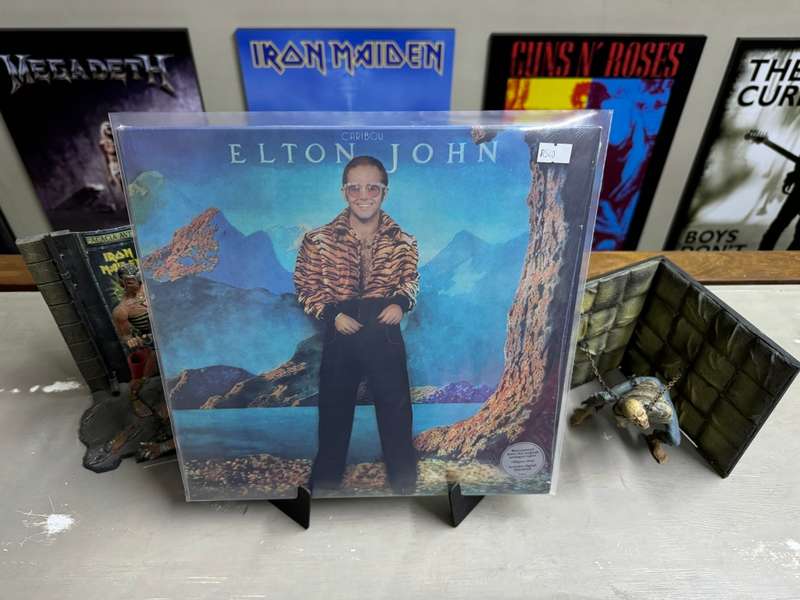 Elton John -  Caribou vinyl record ( NM )