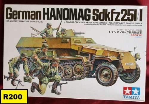 Tamiya 1/35 German Hanomag Sdkfz251/1