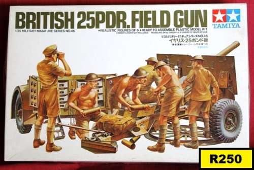 Tamiya 1/35 Scale British 25 Pdr. Field Gun