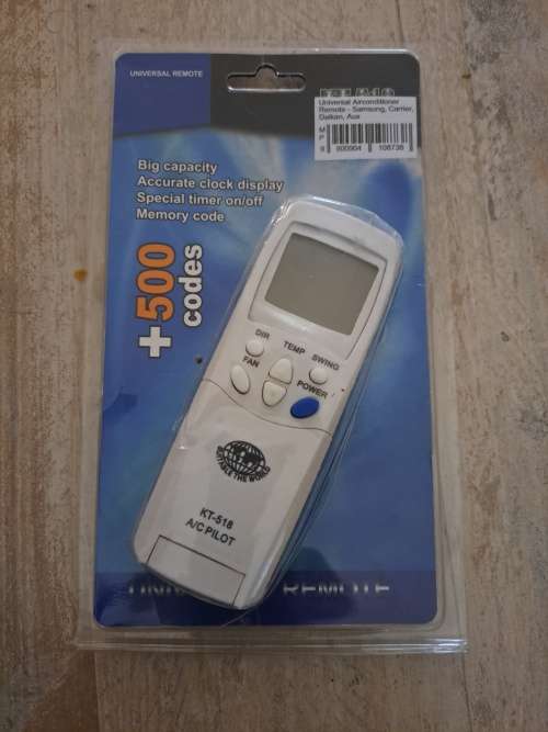 Universal aircon remote control