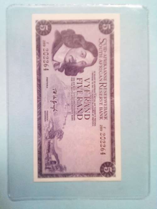 TW de JONGH R5 note ( UNC )