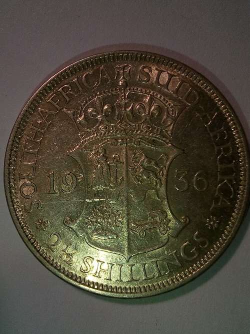 1936  2.5 shilling ( A/unc )