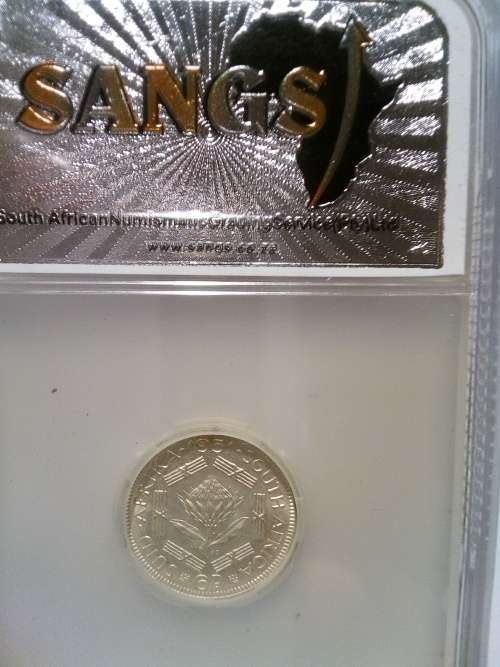 1951 SA 6p and 2.5 shilling coin ( 1 each ) ( PF 65 )