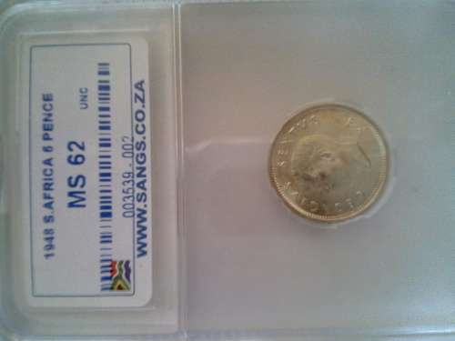 1948  3p  and  6p  (GRADED MS 62 )