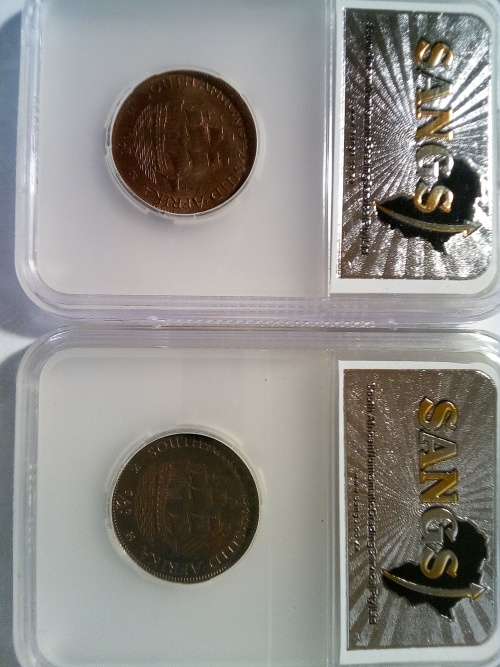 1940`s 1/2 p COINS ( ALL GRADED )( PF and MS )