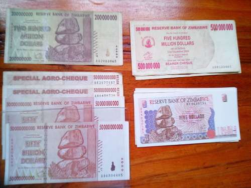 Zimbabwe Banknotes x 207