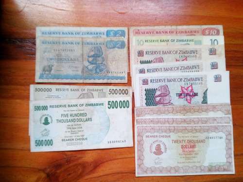 Zimbabwe Banknotes x 207