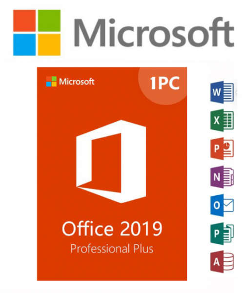 Microsoft Office 2019 Pro Plus Online License Key + Official Download link. Instant Delivery