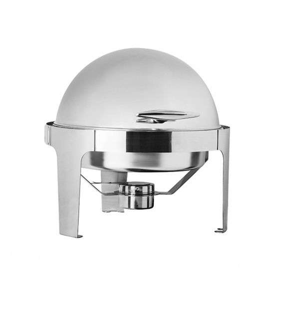 Mirror Finish Round Stainless Steel Chafing Dish