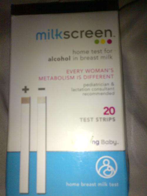 Milkscreen home test fo alcohol in breast milk