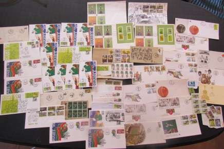SPORT COLLECTION - RUGBY etc - FDC`s, collect cards, stamps etc - see pics!
