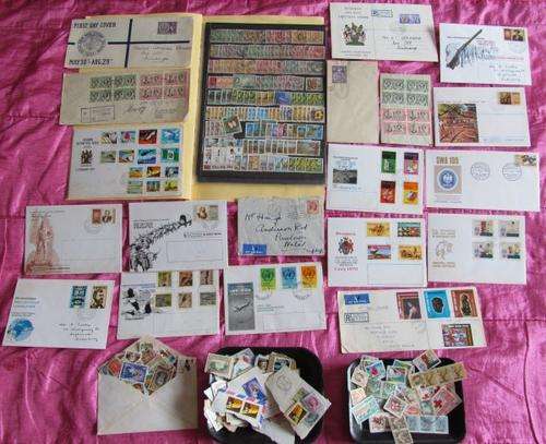 RHODESIA collection stamps & FDCs