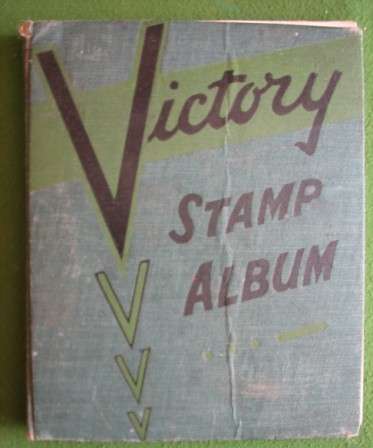 VICTORY STAMP ALBUM X 244 STAMPS -Germany,Austr,Holl,Italy etc etc