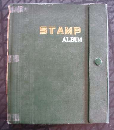Stamp Album (old) many great stamps, good cond most unhinged!