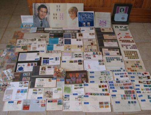 Great GB Collection - Lady Di +Royal family +++FDC`S,Stamps, Post cards etc etc -see pics