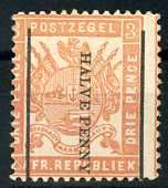 "TRANSVAAL 1885 SACC 191 *MH"