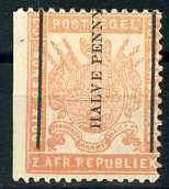 "TRANSVAAL 1885 SACC 193 MH"