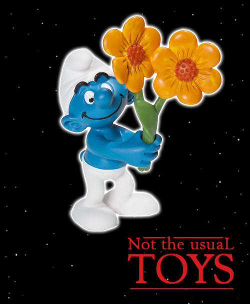 Smurfs: Smurf with Flowers new!!!