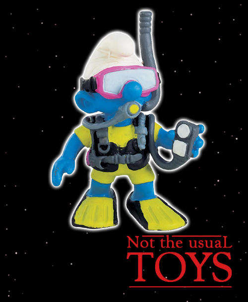 Smurfs: Scuba Smurf new!!!