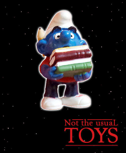 Smurfs: Student Smurf with Books new!!!