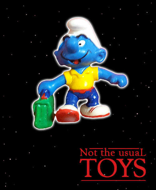 Smurfs: Worker Smurf with Briefcase new!!!