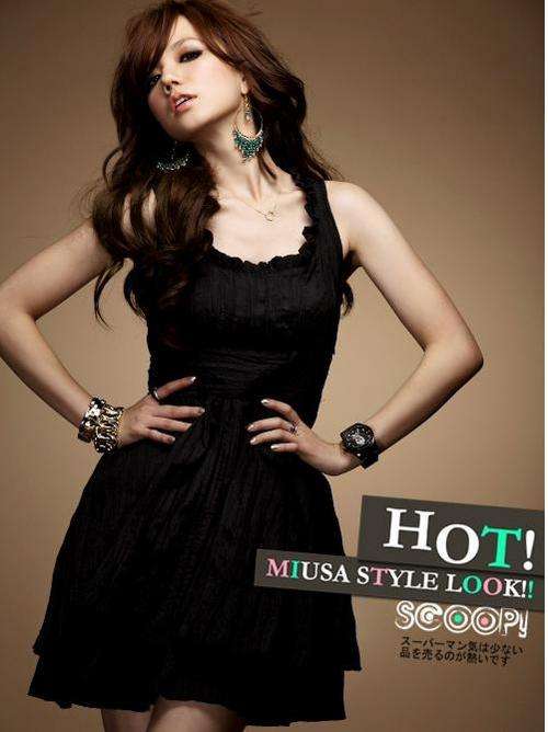 black cocktail dress