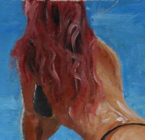 Stunning!*Original Waldo Pelser(1970-) "Deserette" size: 600 x 420 mm - Large Acrylic on Canvas