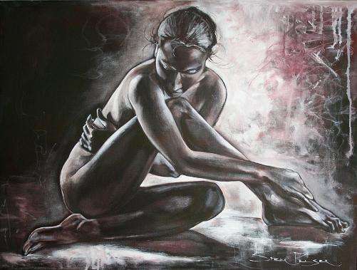 CRAZY R1 OPENING!!! CANVAS Painting!-No Frame Needed!-By Stella Pelser -"Longing" - 800x600x45