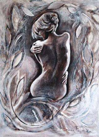 Original painting by Stella Pelser - "Lovely Lady" - 400 x300