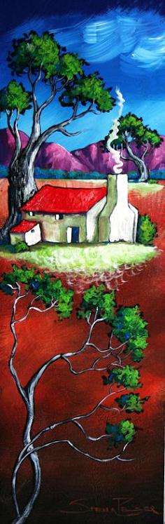 CRAZY R1!!! Original Stella Pelser - "Boland - Rooidak huisie!" - 475  x 150