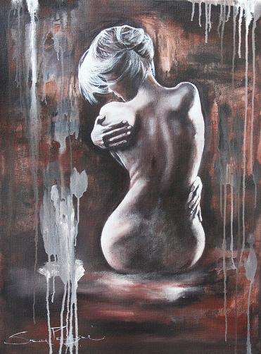 CRAZY R1 OPENING!!! CANVAS Painting!-No Frame Needed!-By Stella Pelser -"My Lady" - 800x600x45