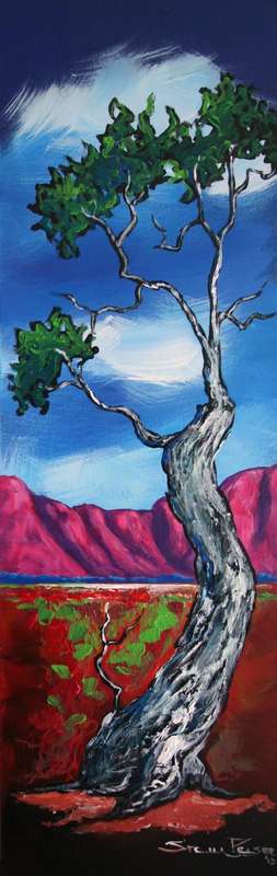 - INVESTMENT ART -Original Stella Pelser (1976-) Boland 02 - Verby die Boom!  475 x 150