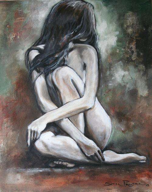 Investment Artwork - Original Stella Pelser (1976-)  "Considering Victoria" - 400 x 500mm