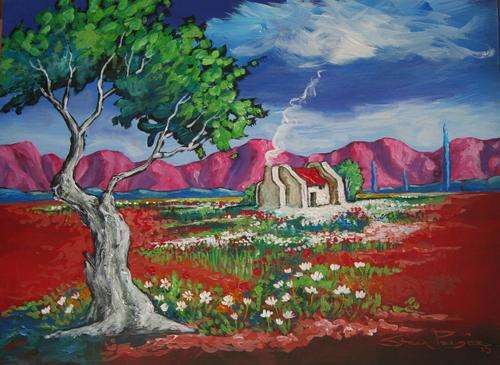 Original Stella Pelser(1970) - " Bolandse Nostalgie!" 400 x 300 x 9mm