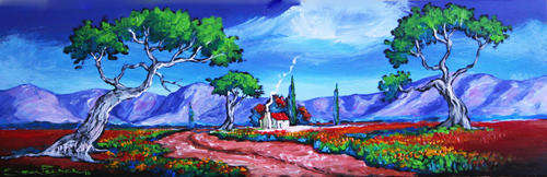 Original Stella Pelser(1970) - " Bolandse Vreugde!" 475 x 150 x 9mm