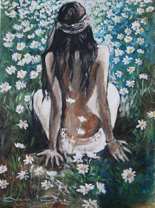 Beautiful!!!* Original Stella Pelser(1970) - "Free Spirit" - 400 x 300 x 6mm