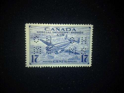 MNH OG 1942 17c Perfin OH MS, Special Delivery Expres Air CV R300.00!