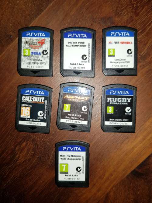 Seven PS Vita game lot