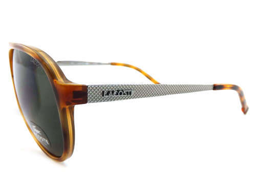 LACOSTE Men's Tortoise Metal Trim Aviator Sunglasses 100% GENUINE, BRAND NEW, HOT!!