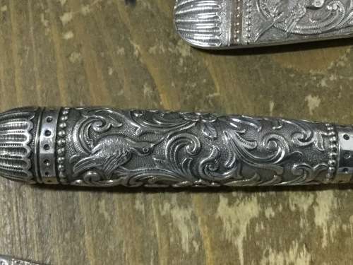 Solid Magnificient Hallmarked set. Almost 165 Grams Solid Silver Valued R5950