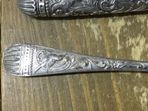 Solid Magnificient Hallmarked set. Almost 165 Grams Solid Silver Valued R5950