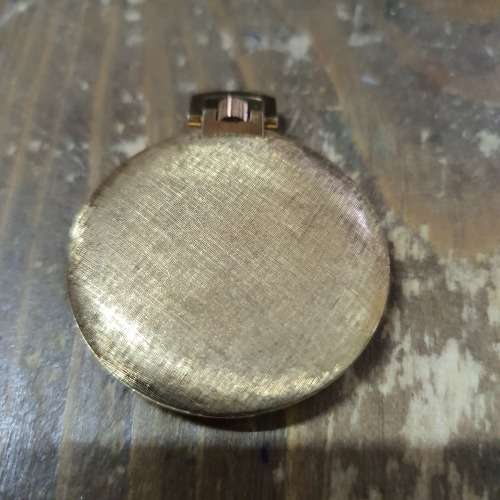 18 CARAT SOLID GOLD BUCHERER GENTS POCKET WATCH 37MM 910 CONDITION VALUED AT R33,500