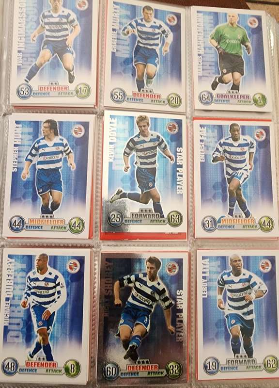 Match Attax 2007/2008 collector`s binder including Cristiano Ronaldo Man of the match card