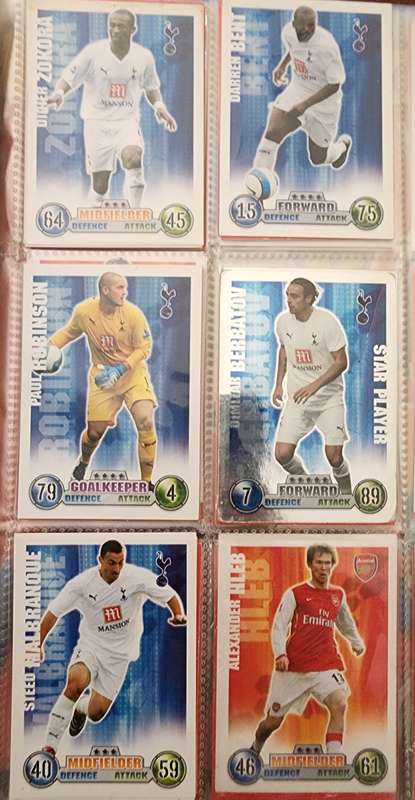 Match Attax 2007/2008 collector`s binder including Cristiano Ronaldo Man of the match card