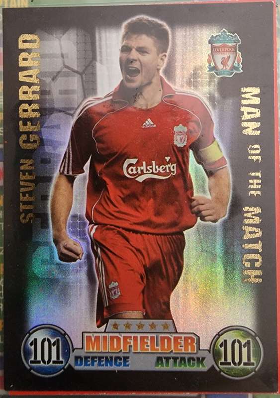 Topps Match Attax 2007/2008 Collector`s binder with 320 cards
