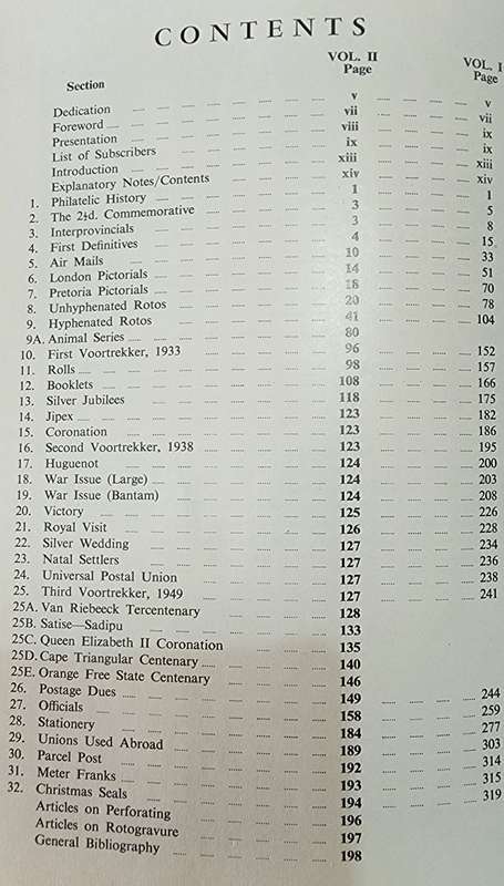 Union of South Africa stamps handbook/catalogue volume 1&2