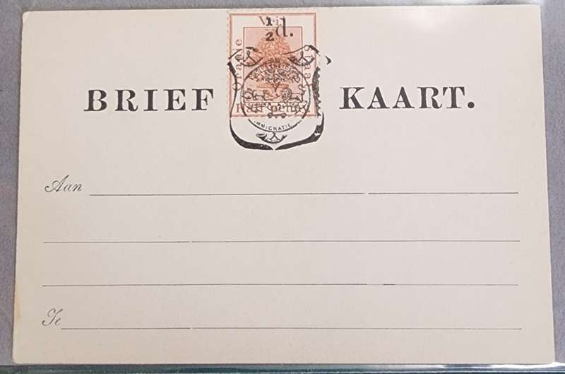 Orange Free State Briefkaart 1895