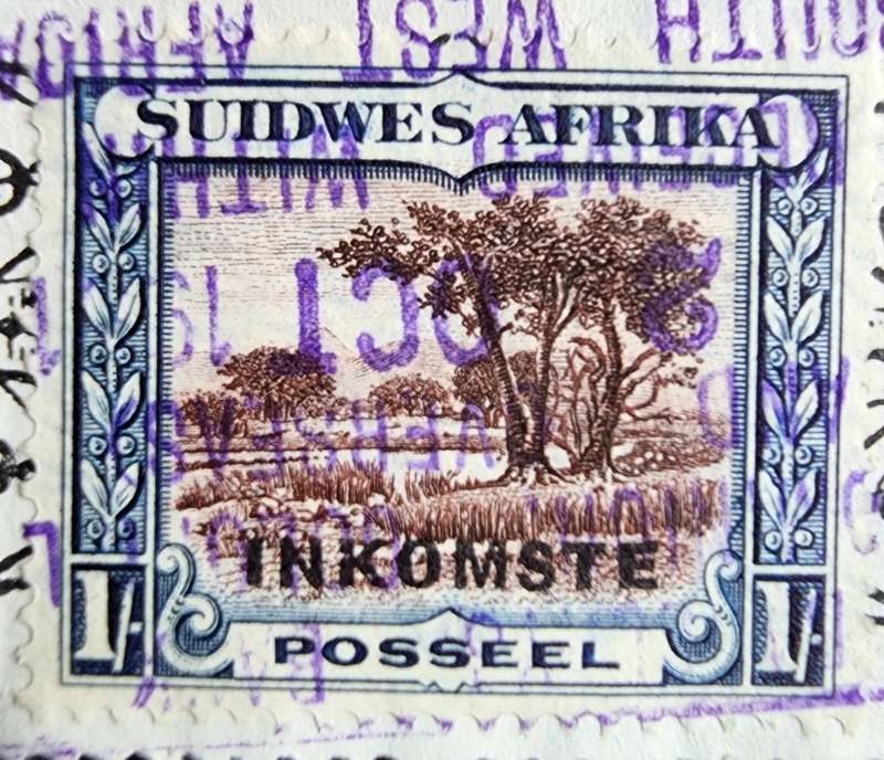 South West Africa cheque 1951