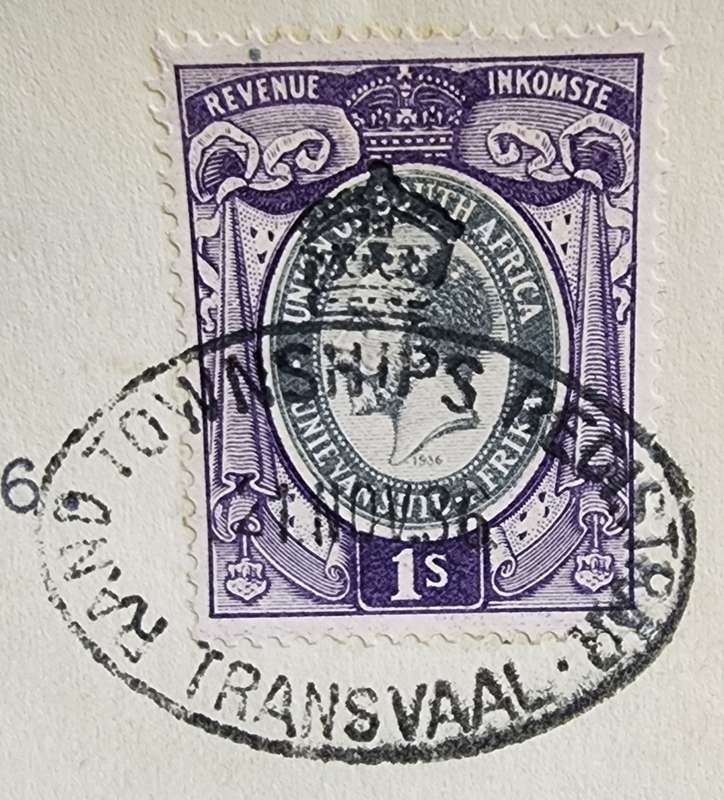 Transvaal/Southern Rhodesia George V  £1 8s notary letter 1931